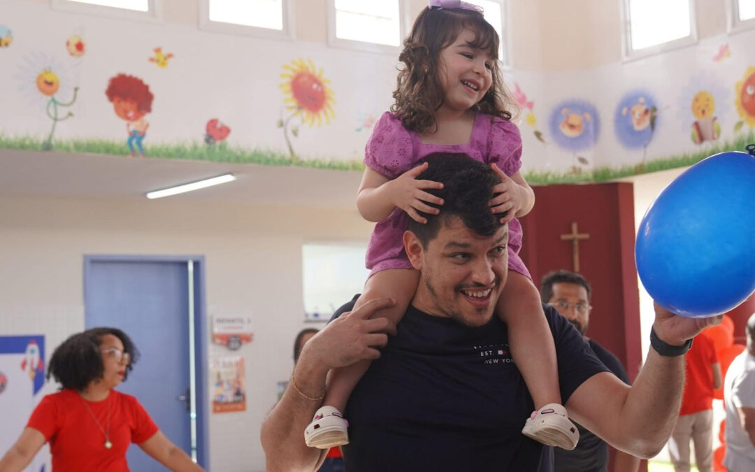 CORAÇÃO CAMPEÃO: Pais e filhos celebram juntos o Dia dos Pais nos Salesianos Bahia com diversas atividades interativas e culturais